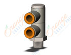 SMC KQ2VD07-34NS fitting, dble uni male elbow, KQ2 FITTING (sold in packages of 10; price is per piece)
