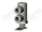 SMC KQ2VD10-02NS fitting, dble uni male elbow, KQ2 FITTING (sold in packages of 10; price is per piece)