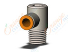 SMC KQ2VS07-35NS fitting, hex hd uni male elbow, KQ2 FITTING (sold in packages of 10; price is per piece)