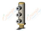 SMC KQ2VT04-01A fitting, tple uni male elbow, KQ2 FITTING (sold in packages of 10; price is per piece)