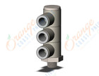 SMC KQ2VT08-01NS fitting, tple uni male elbow, KQ2 FITTING (sold in packages of 10; price is per piece)