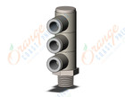 SMC KQ2VT08-02NS fitting, tple uni male elbow, KQ2 FITTING (sold in packages of 10; price is per piece)