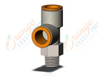 SMC KQ2Y13-35NS fitting, male run tee, KQ2 FITTING (sold in packages of 10; price is per piece)