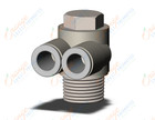 SMC KQ2Z08-03NS fitting, br uni male elbow, KQ2 FITTING (sold in packages of 10; price is per piece)