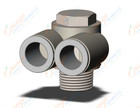 SMC KQ2Z12-03NS fitting, br uni male elbow, KQ2 FITTING (sold in packages of 10; price is per piece)