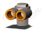 SMC KQ2Z13-37NS fitting, br uni male elbow, KQ2 FITTING (sold in packages of 10; price is per piece)