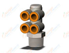 SMC KQ2ZD07-36NS fitting, dble br uni male elbo, KQ2 FITTING (sold in packages of 10; price is per piece)
