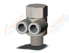 SMC KQ2ZF08-02NS fitting, br uni female elbow, KQ2 FITTING (sold in packages of 10; price is per piece)