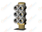 SMC KQ2ZT12-04A fitting, tple br uni male elbo, KQ2 FITTING (sold in packages of 10; price is per piece)