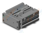 SMC MGPM16-30Z-A93L cyl, compact guide, slide brg, MGP COMPACT GUIDE CYLINDER