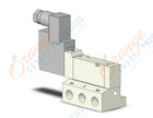 SMC VQZ2150-6YZ1-01T valve, base mount, din (dc), VQZ2000 VALVE, SOL 4/5-PORT***