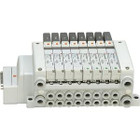 SMC VV5QC11-12M5FD0-S mfld, plug-in, d-sub connector, VV5QC11 MANIFOLD VQC 5-PORT