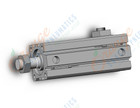 SMC CDBQ2A32-50DCM-HN-M9NWL cyl, compact, locking, auto-sw, CBQ2 CYLINDER COMPACT LOCKING