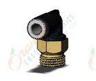 SMC KQ2L04-U01A-X35 fitting, male elbow, KQ2(UNI) ONE TOUCH UNIFIT (sold in packages of 10; price is per piece)