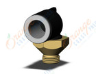 SMC KQ2L10-U01A-X35 fitting, male elbow, KQ2(UNI) ONE TOUCH UNIFIT (sold in packages of 10; price is per piece)
