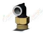 SMC KQ2L12-U04A-X35 fitting, male elbow, KQ2(UNI) ONE TOUCH UNIFIT (sold in packages of 10; price is per piece)