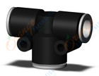 SMC KQ2T10-12A-X35 fitting, diff dia union tee, KQ2 FITTING (sold in packages of 10; price is per piece)