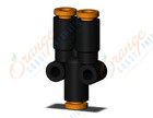 SMC KQ2U01-00A-X35 fitting, union y, KQ2 FITTING (sold in packages of 10; price is per piece)