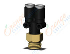 SMC KQ2U06-U02A-X35 fitting, branch y, KQ2(UNI) ONE TOUCH UNIFIT (sold in packages of 10; price is per piece)