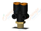 SMC KQ2U07-34AS-X35 fitting, branch y, KQ2 FITTING (sold in packages of 10; price is per piece)