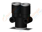 SMC KQ2U08-10A-X35 fitting, diff dia union y, KQ2 FITTING (sold in packages of 10; price is per piece)