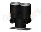 SMC KQ2U10-00A-X35 fitting, union y, KQ2 FITTING (sold in packages of 10; price is per piece)