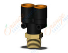 SMC KQ2U13-37AS-X35 fitting, branch y, KQ2 FITTING (sold in packages of 10; price is per piece)