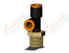 SMC KQ2Y07-35AS-X35 fitting, male run tee, KQ2 FITTING (sold in packages of 10; price is per piece)