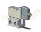 SMC SYJ5140-5WOZD-01N valve, sgl sol, base mt (dc), SYJ5000 SOLENOID VALVE 5/PORT***