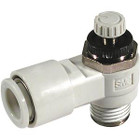 SMC 10-AS2201FG-01-04S speed control, FLOW CONTROL W/FITTING***