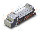SMC VV5QC11-12N3FD0-D0NS mfld, plug-in, d-sub connector, VV5QC11 MANIFOLD VQC 5-PORT