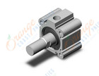 SMC CQ2A32-10TMZ 32mm cq2-z spring extend, CQ2-Z COMPACT CYLINDER