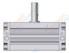 SMC CRA1FS100-90CZ 100mm cra double-acting, CRA ROTARY ACTUATOR