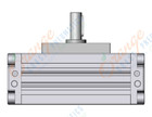 SMC CRA1FS63-180CZ 63mm cra double-acting, CRA ROTARY ACTUATOR