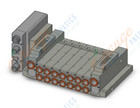 SMC SS5V2-W10S1VAND-07BS-C8 ss5v2 built in fitting (>1/4), SS5V2 MANIFOLD SV2000