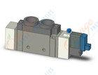 SMC SY7120-5LOZE-02T valve, sgl sol, body pt (dc), SY7000 SOL/VALVE, RUBBER SEAL***