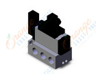SMC VFS5110-5DZ-06N valve sgl non plugin base mt, VFS5000 SOL VALVE 4/5 PORT