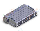 SMC SS5V4-10FD1-10BS-02T mfld, plug-in, d-sub connector, SS5V4 MANIFOLD SV4000