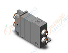 SMC VQ2000-FPG-C8C6-F dbl check block, VQ2 SOL VALVE 4 WAY***