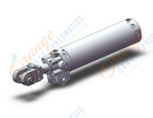 SMC CKG1A50-150YAZ 50mm ck clamp cylinder, CK CLAMP CYLINDER