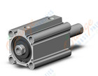 SMC CQ2WBH40-40DZ 40mm cq2-z double-rod, CQ2-Z COMPACT CYLINDER