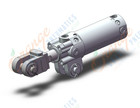 SMC CKG1A40-50YZ 40mm ck clamp cylinder, CK CLAMP CYLINDER