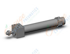 SMC CM2RA25-100AZ cyl, rnd body, direct mt, CM2/CM3 ROUND BODY CYLINDER***