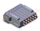 SMC SS5V4-10FD1-05U-C12 mfld, plug-in, d-sub connector, SS5V4 MANIFOLD SV4000