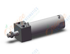 SMC CDG1RA40-75Z 40mm cg dbl-act auto-sw, CG/CG3 ROUND BODY CYLINDER