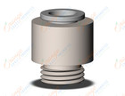 SMC KQ2S08-G02N fitting, male conn w/hex hole, KQ2 FITTING (sold in packages of 10; price is per piece)