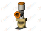 SMC KQ2Y07-35A fitting, male run tee, KQ2 FITTING (sold in packages of 10; price is per piece)