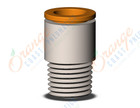 SMC KQ2S11-35N fitting, hex hd male connector, KQ2 FITTING (sold in packages of 10; price is per piece)