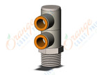 SMC KQ2VD11-37NS fitting, dbl universal m elbow, KQ2 FITTING (sold in packages of 10; price is per piece)