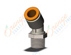 SMC KQ2K07-34NS fitting, 45 degree elbow, KQ2 FITTING (sold in packages of 10; price is per piece)